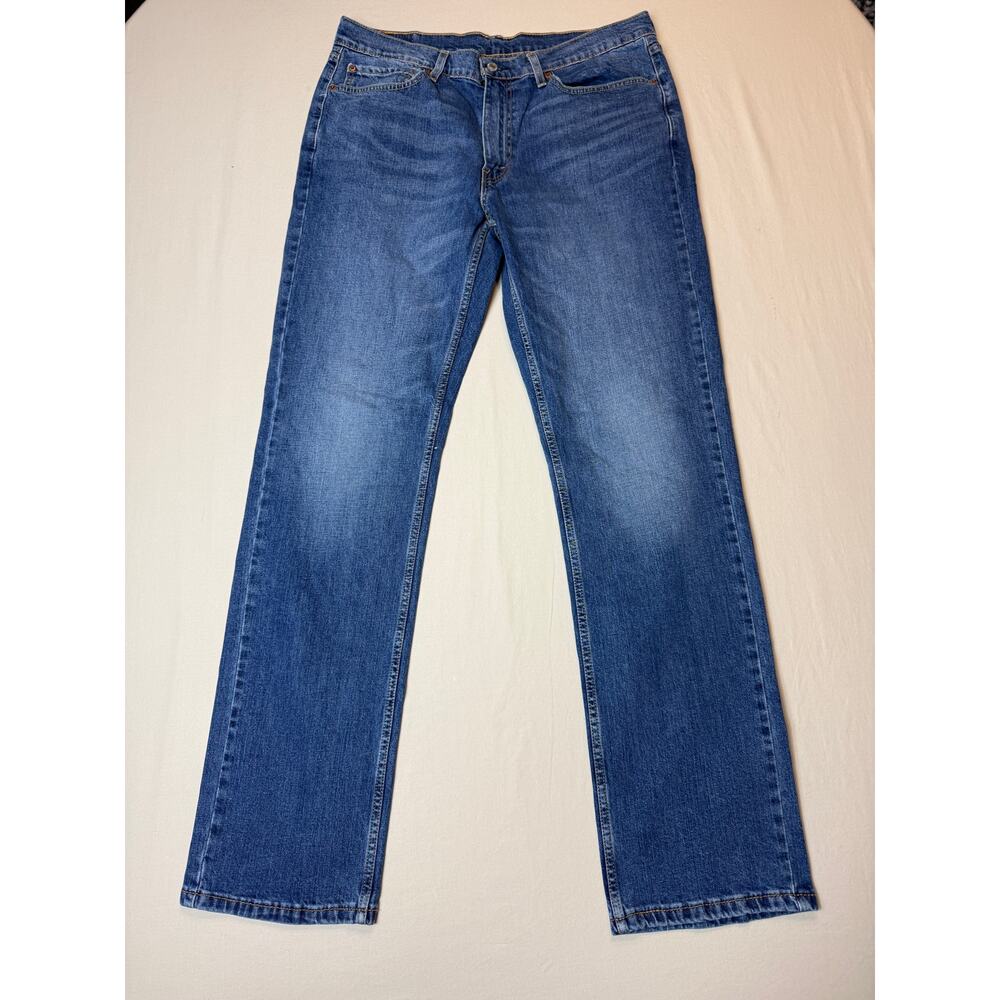 Mens Levi’s 514‎ Straight Leg Jeans 36x34 Medium Wash Denim Classic